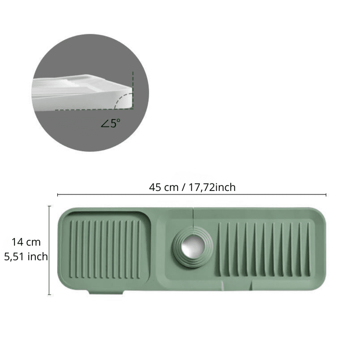 Silo Dish Drying Mat | Soft Silicone, Self-Draining Design 10