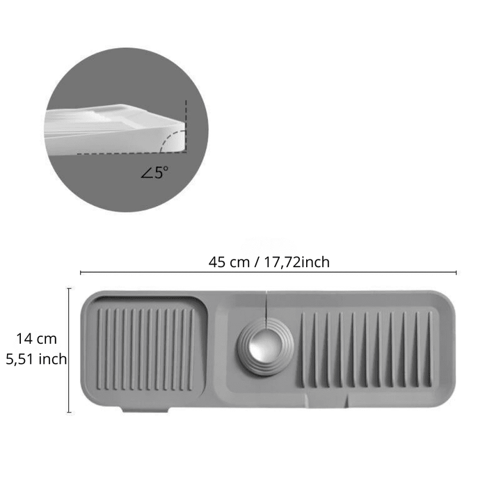 Silo Dish Drying Mat | Soft Silicone, Self-Draining Design 11