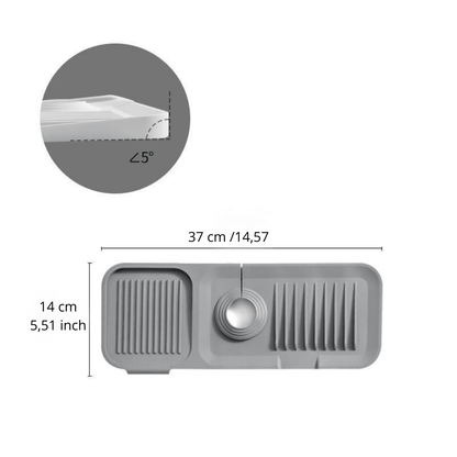 Silo Dish Drying Mat | Soft Silicone, Self-Draining Design 12