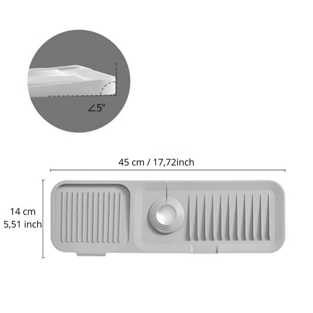 Silo Dish Drying Mat | Soft Silicone, Self-Draining Design 13