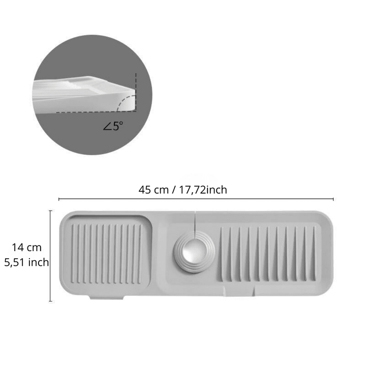 Silo Dish Drying Mat | Soft Silicone, Self-Draining Design 13