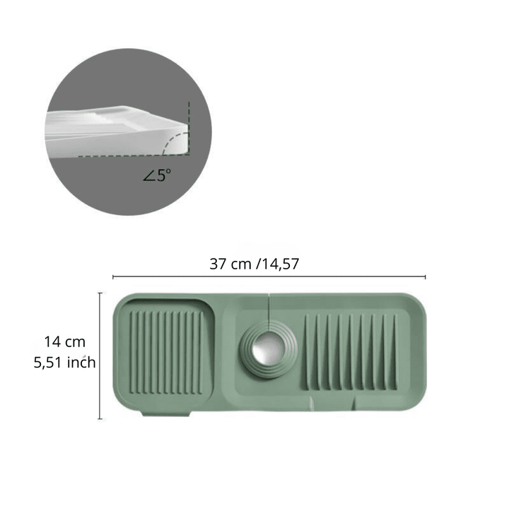 Silo Dish Drying Mat | Soft Silicone, Self-Draining Design 14