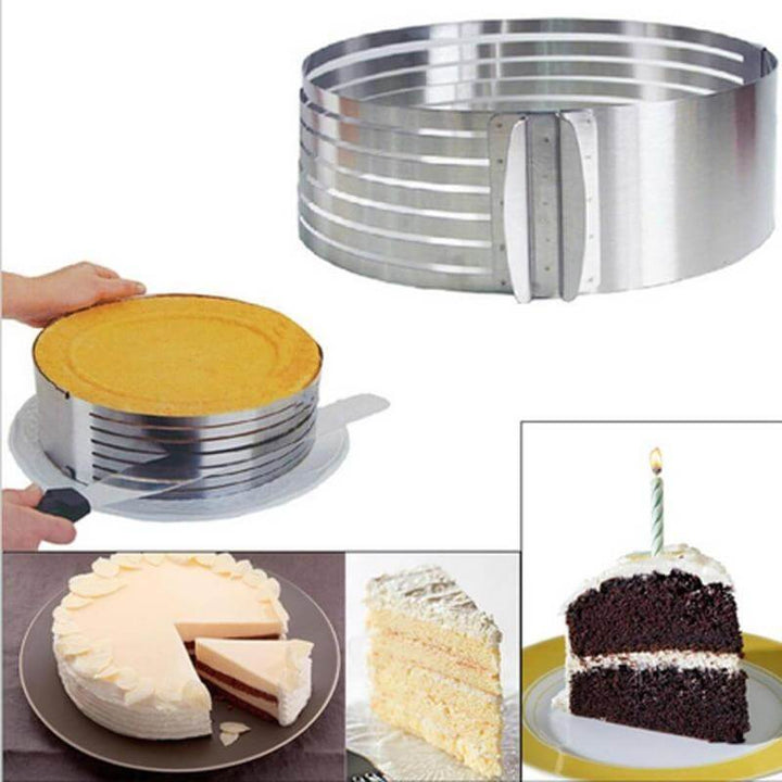 Sleek Cake Slicer | Adjustable Stainless Steel, Perfect for Layered Cakes 3