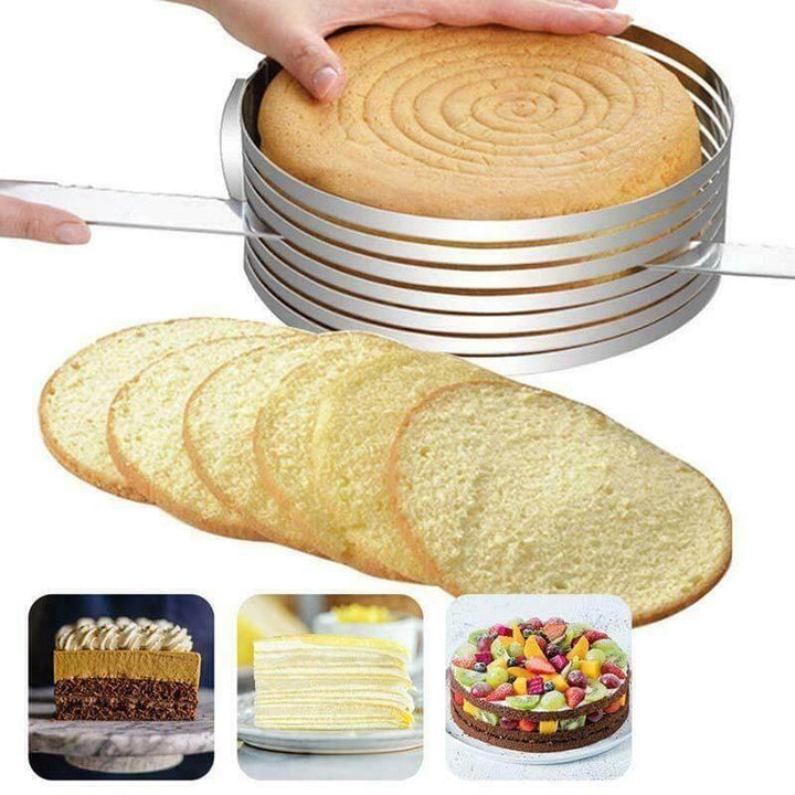 Sleek Cake Slicer | Adjustable Stainless Steel, Perfect for Layered Cakes 4