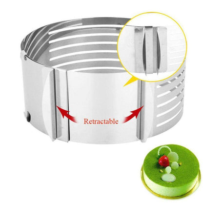 Sleek Cake Slicer | Adjustable Stainless Steel, Perfect for Layered Cakes 7
