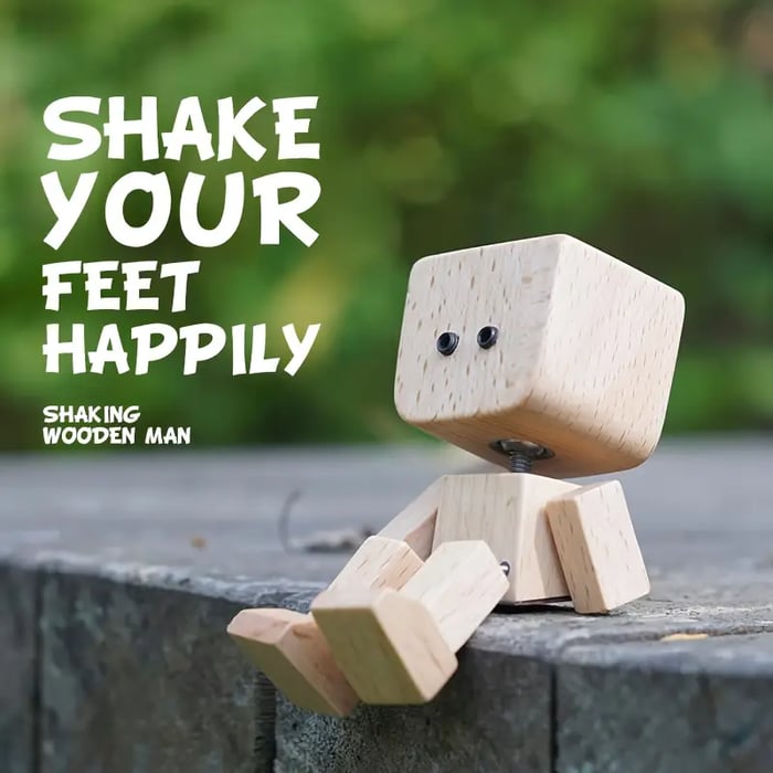 SwayBuddy Wooden Decor | Handcrafted Motion-Activated Ornaments 0