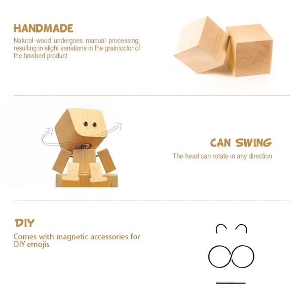 SwayBuddy Wooden Decor | Handcrafted Motion-Activated Ornaments 3