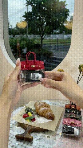 Tara Key Holder | Microfiber Leather, Chic Design 1