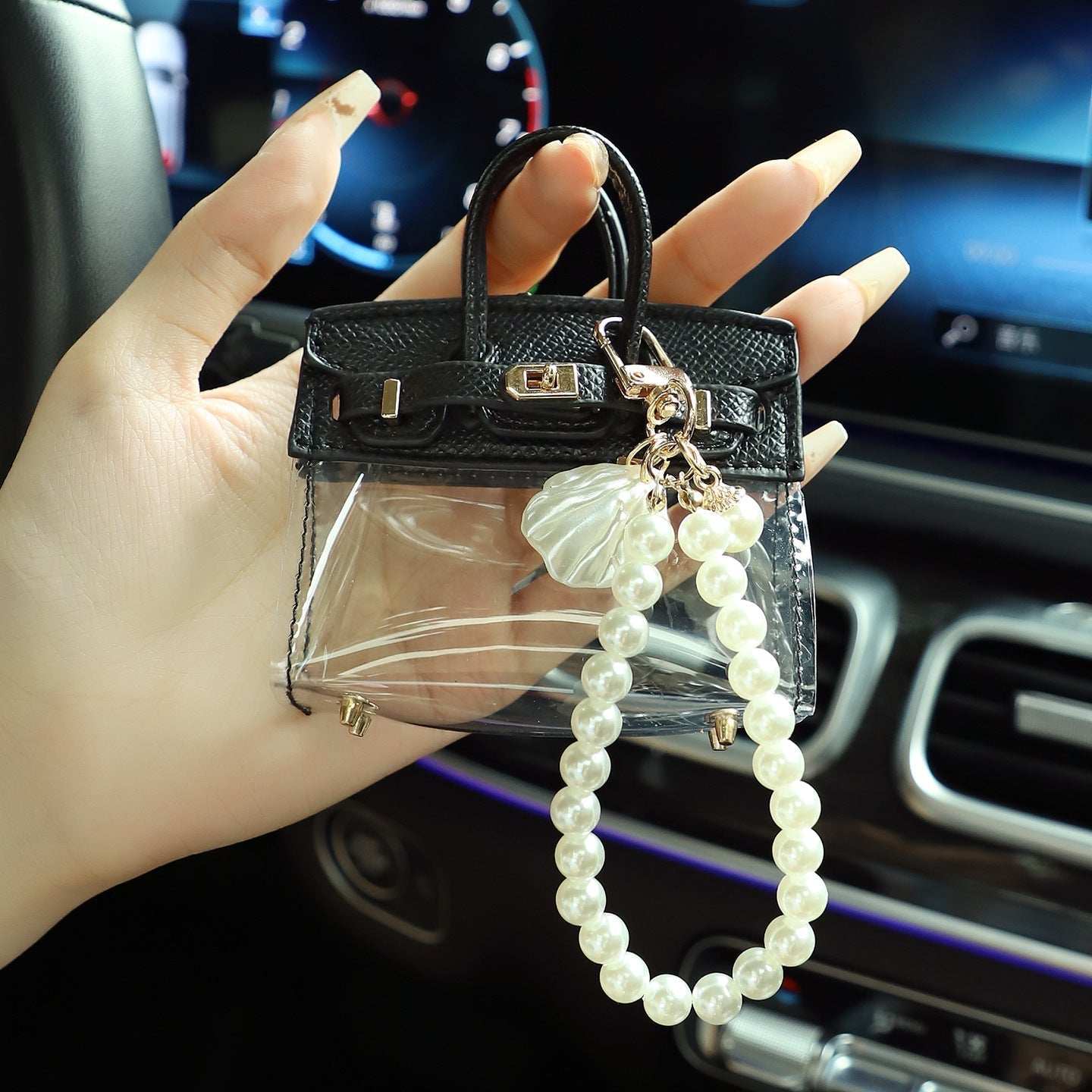 Tara Key Holder | Microfiber Leather, Chic Design 7