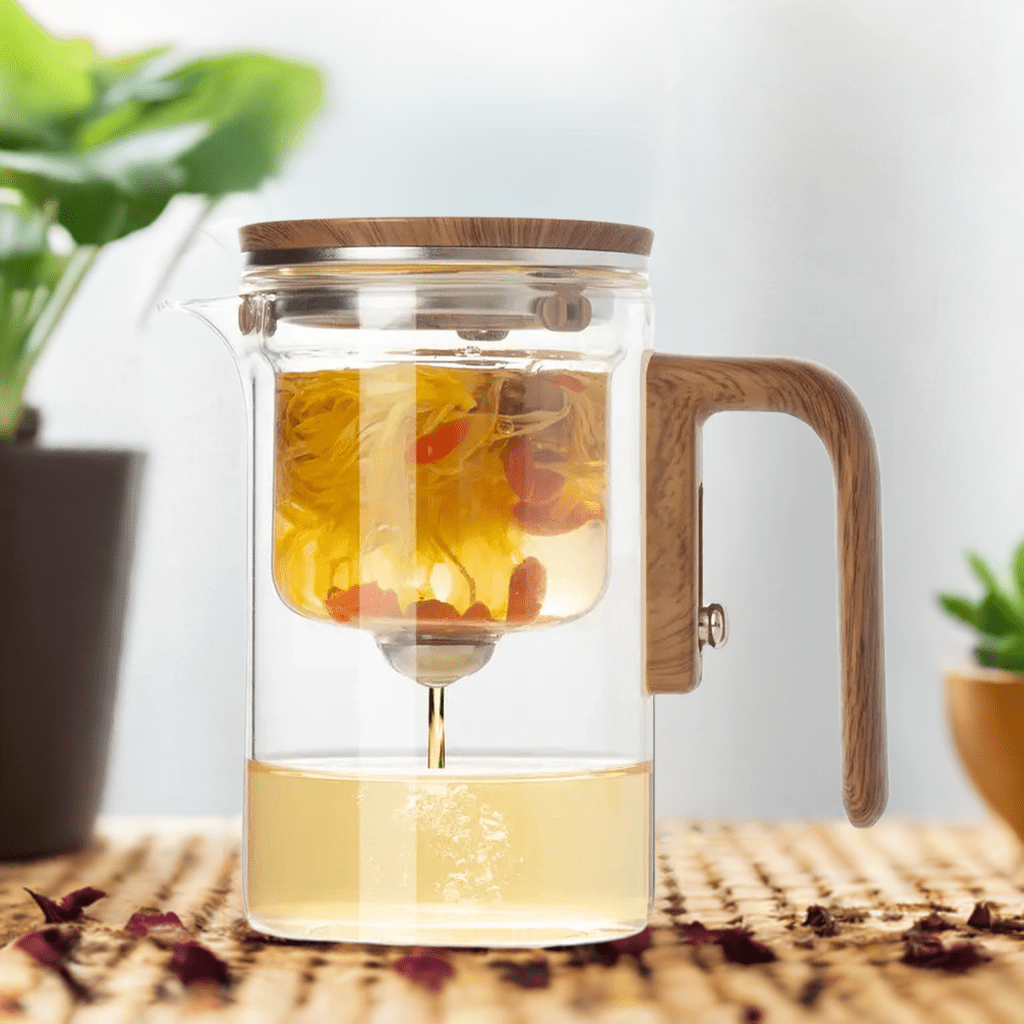 Tera Tea Brewer | Borosilicate Glass, Effortless Infusion 0