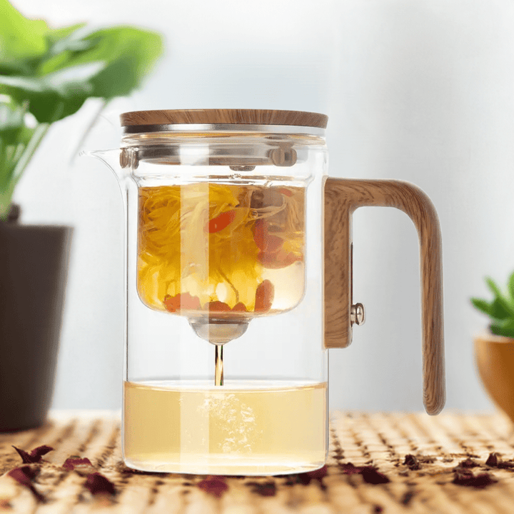 Tera Tea Brewer | Borosilicate Glass, Effortless Infusion 0