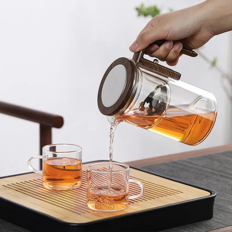 Tera Tea Brewer | Borosilicate Glass, Effortless Infusion 7