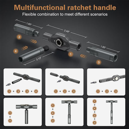 TitanGrip Screwdriver Set | Precision Magnetic Bits, Ergonomic Design 5