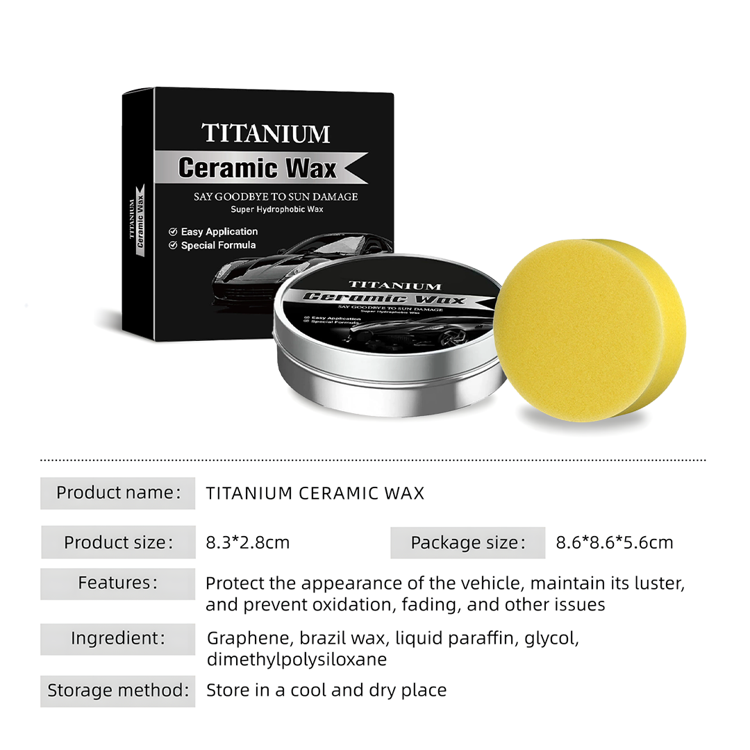 Titanium Ceramic Wax | 9H Protection, Mirror Gloss Finish 7
