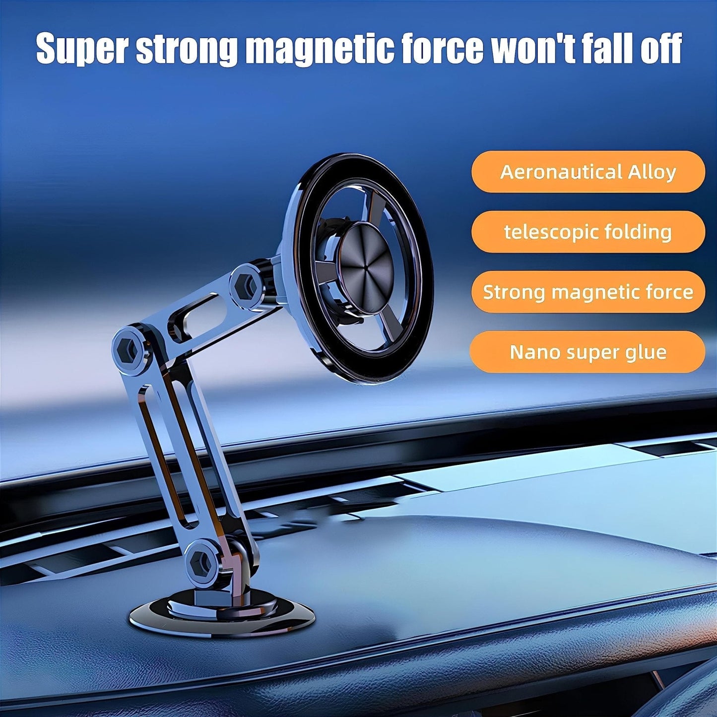 TurboMag 360 Grip | Magnetic Car Phone Holder, All-Terrain Stability 0