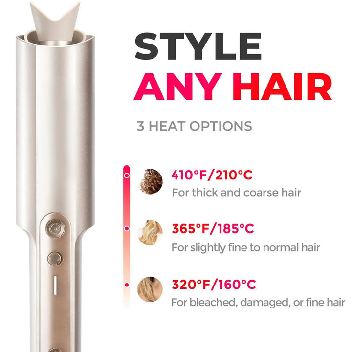 Vera EverCurl Hair Styler | Professional Anti-Tangle Technology, 3 Heat Levels, Compact Design 7