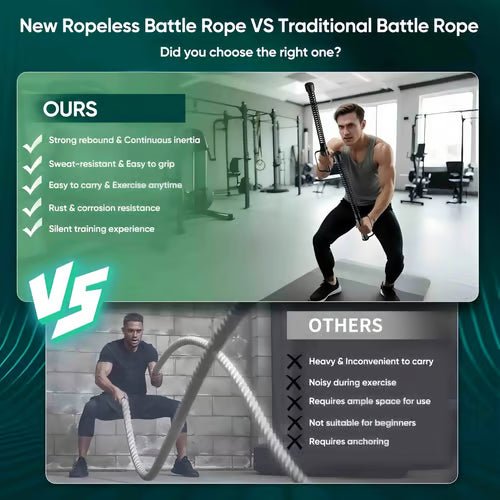 Vetrax Training Ropes | Compact Full-Body Fitness Equipment for Home Gym 3
