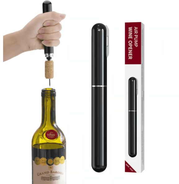 VinoBlast Wine Opener | 2-in-1 Design with Foil Cutter 0