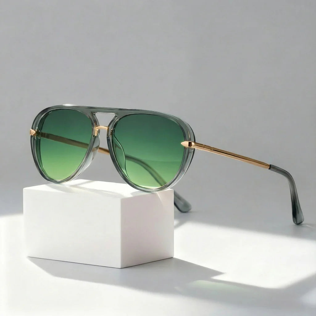 Vivid Aviator Sunglasses | Retro-Inspired, UV400 Protection for Men 0