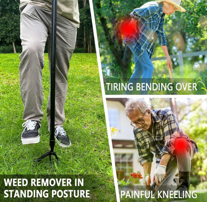 Wanda Garden Tool | Ergonomic Weed Remover with Four-Claw Grip 6