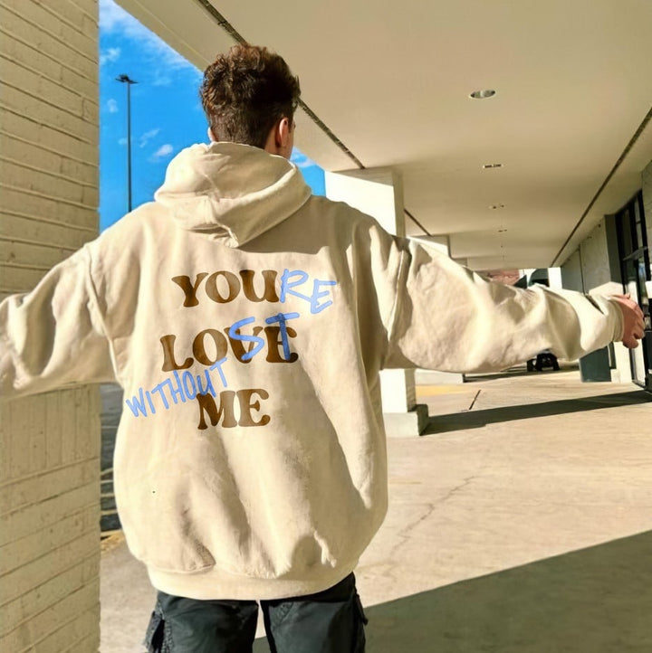Yonder Hoodie | Comfortable Loose Fit, Stylish Letter Print 2