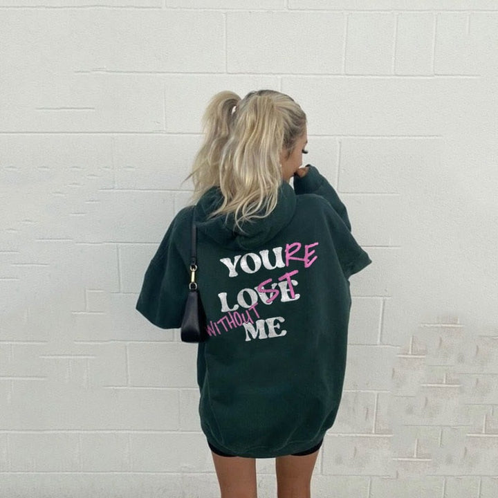 Yonder Hoodie | Comfortable Loose Fit, Stylish Letter Print 8