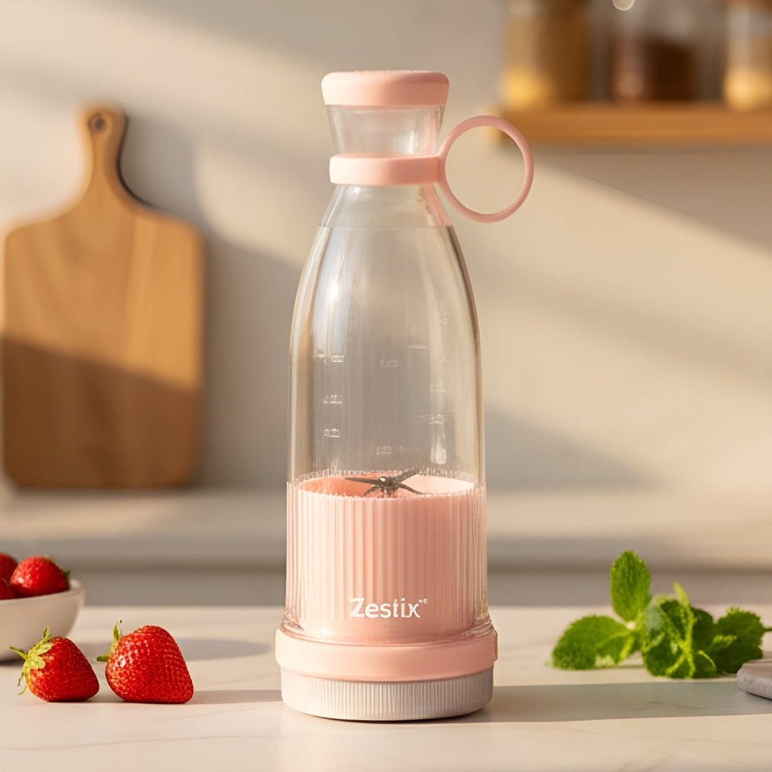 Zesty Portable Blender | 18,000 RPM, Self-Cleaning, BPA-Free Bottle 0