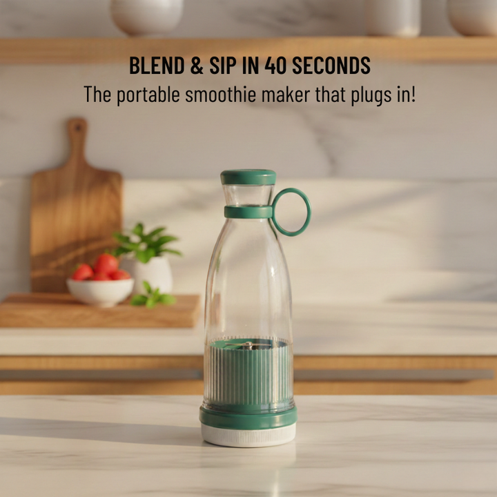 Zesty Portable Blender | 18,000 RPM, Self-Cleaning, BPA-Free Bottle 2
