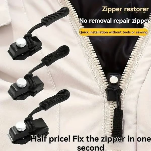 Zylo Zipper Repair Tool | Universal Fit, Durable Metal Zip Repair Kit 4