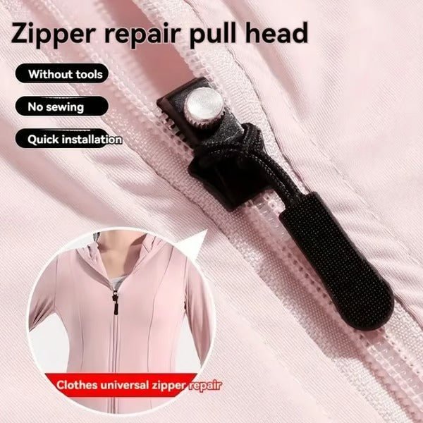 Zylo Zipper Repair Tool | Universal Fit, Durable Metal Zip Repair Kit 6
