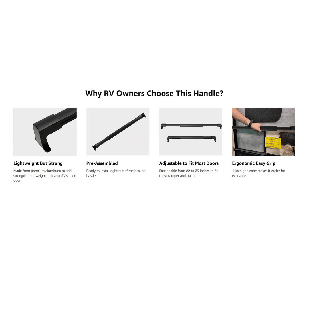 Adjustable Rv Screen Door Handle Product Image 05
