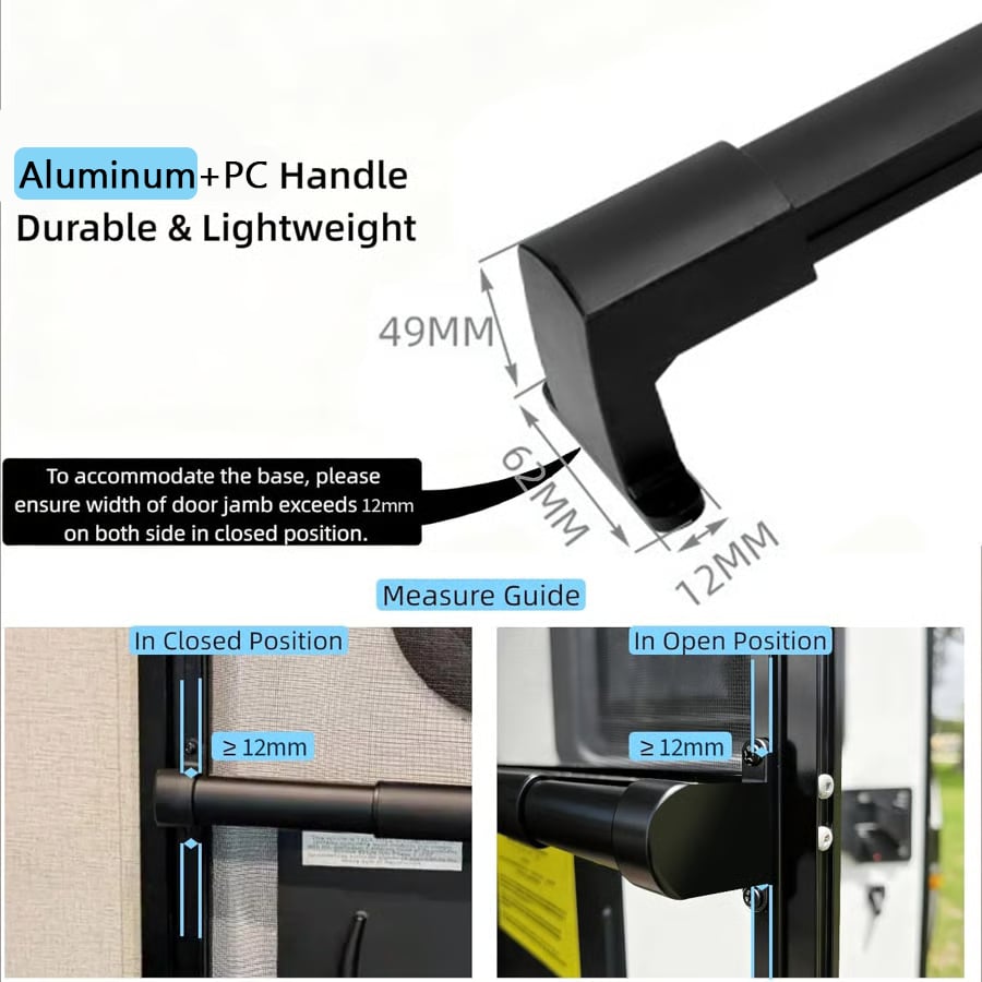 Adjustable Rv Screen Door Handle Product Image 09