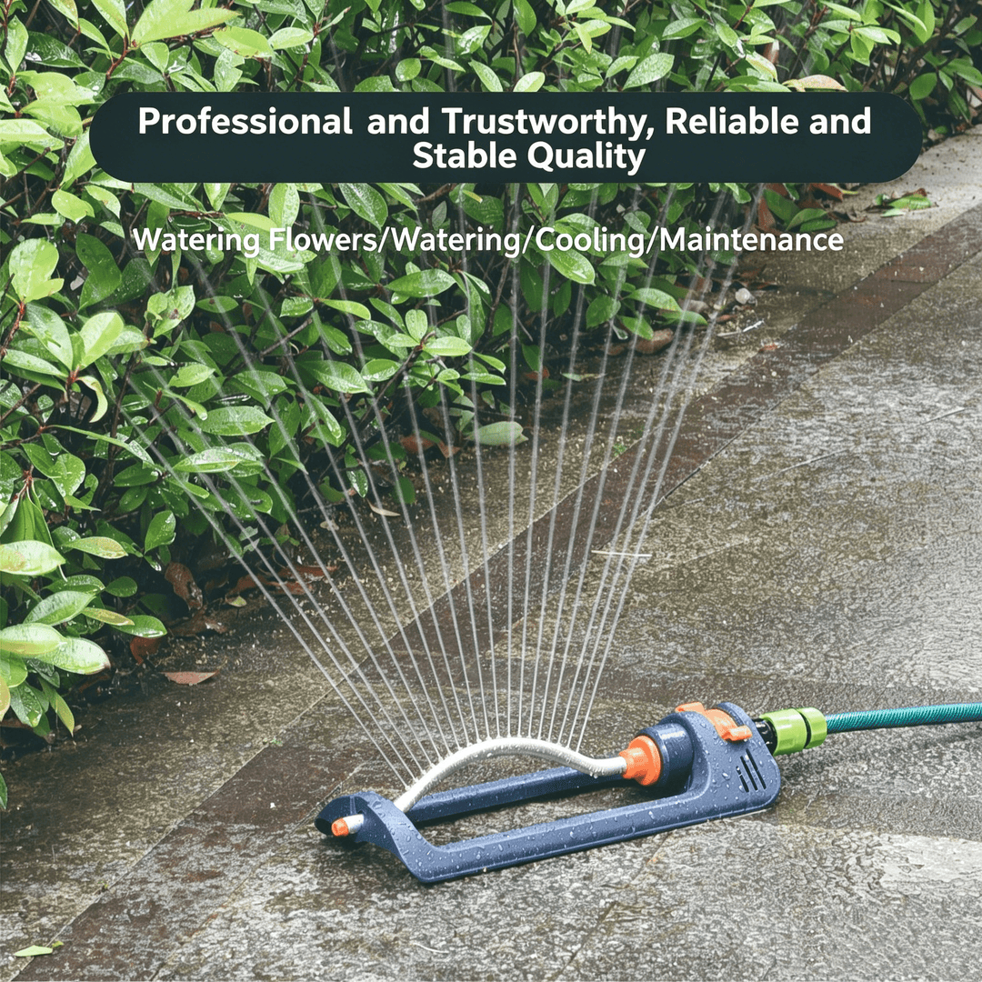 Adjustable Swing Sprinkler Lawn Garden Product Image 02