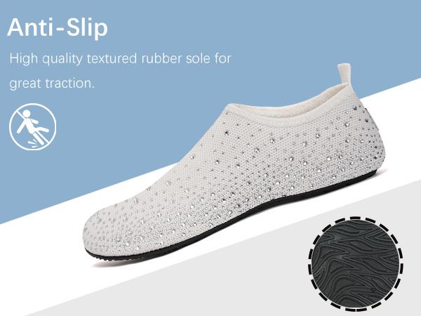 Aeris Knit Water Shoes Tpr Grip Slip On Aqua Socks Product Image 05