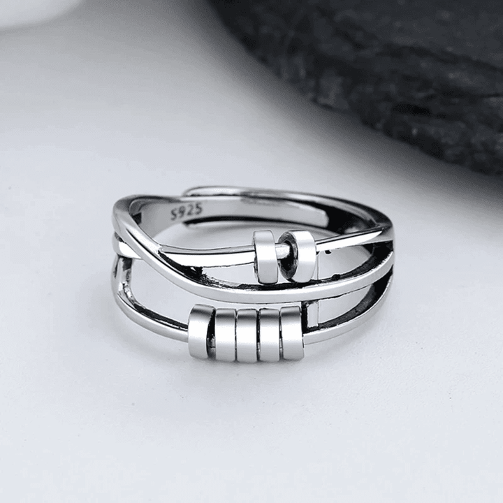 Arden Sterling Silver Adjustable Spin Ring Product Image 01