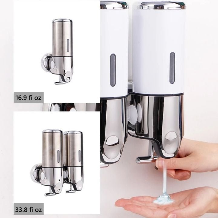 Ardent Wall Soap Dispenser Stainless Abs Push Pump Product Image 04