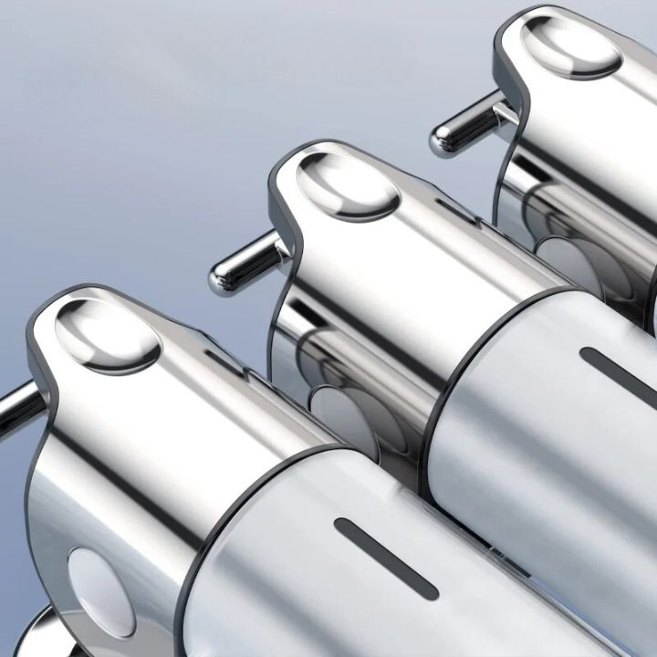 Ardent Wall Soap Dispenser Stainless Abs Push Pump Product Image 09