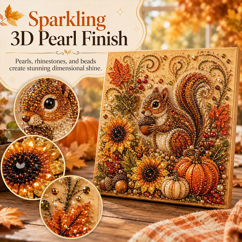 Autumn Raised Pearl Rhinestone Art Kit Product Image 01