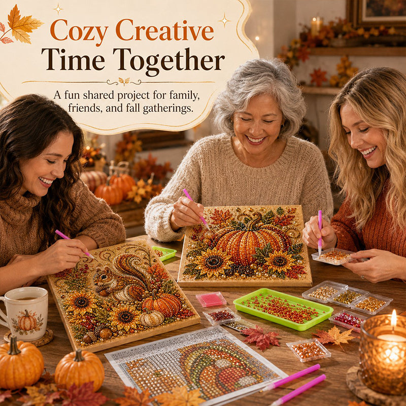 Autumn Raised Pearl Rhinestone Art Kit Product Image 05