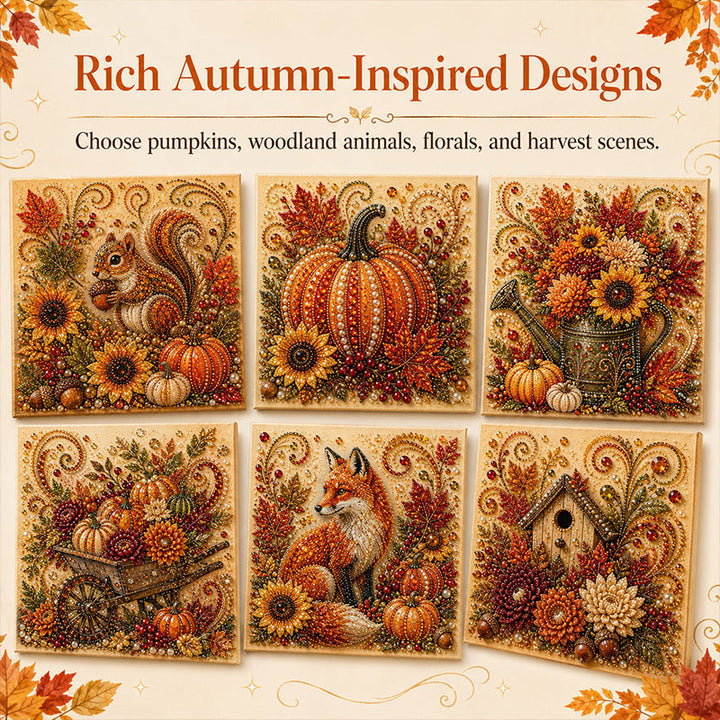 Autumn Raised Pearl Rhinestone Art Kit Product Image 07