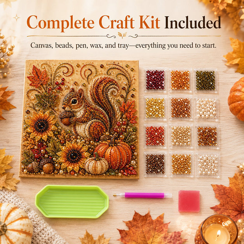 Autumn Raised Pearl Rhinestone Art Kit Product Image 09