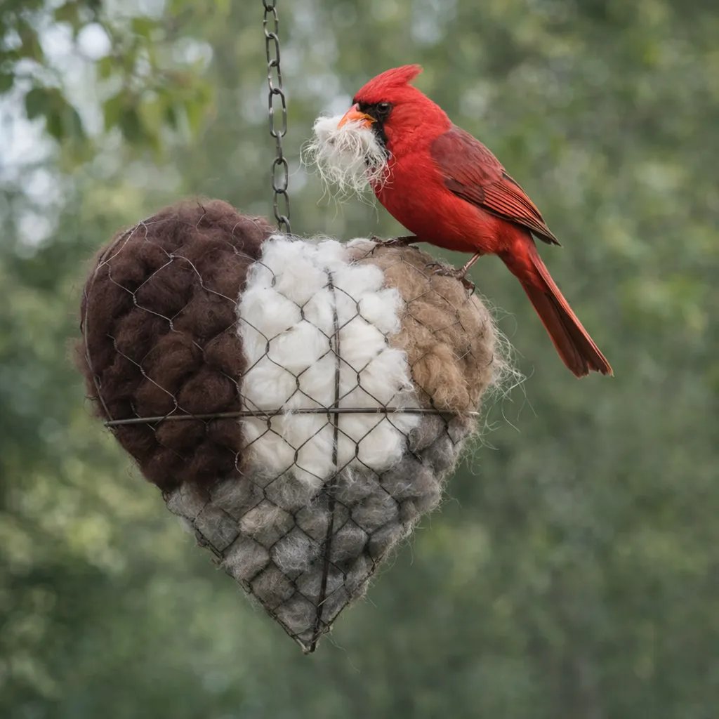 Aviary Heart Nesting Fiber Hanger Product Image 02