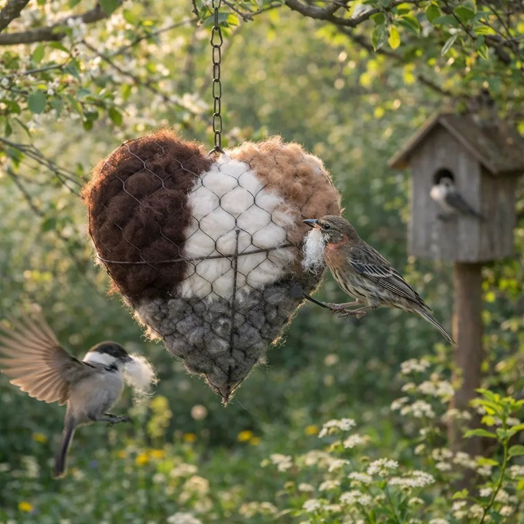 Aviary Heart Nesting Fiber Hanger Product Image 04