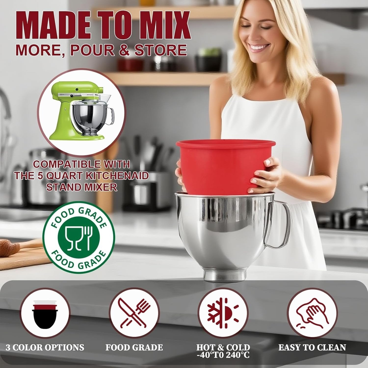 Battershield Silicone Stand Mixer Liner Product Image 02