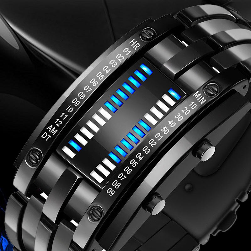 Beacon Binary Led Watch Alloy Strap Product Image 04