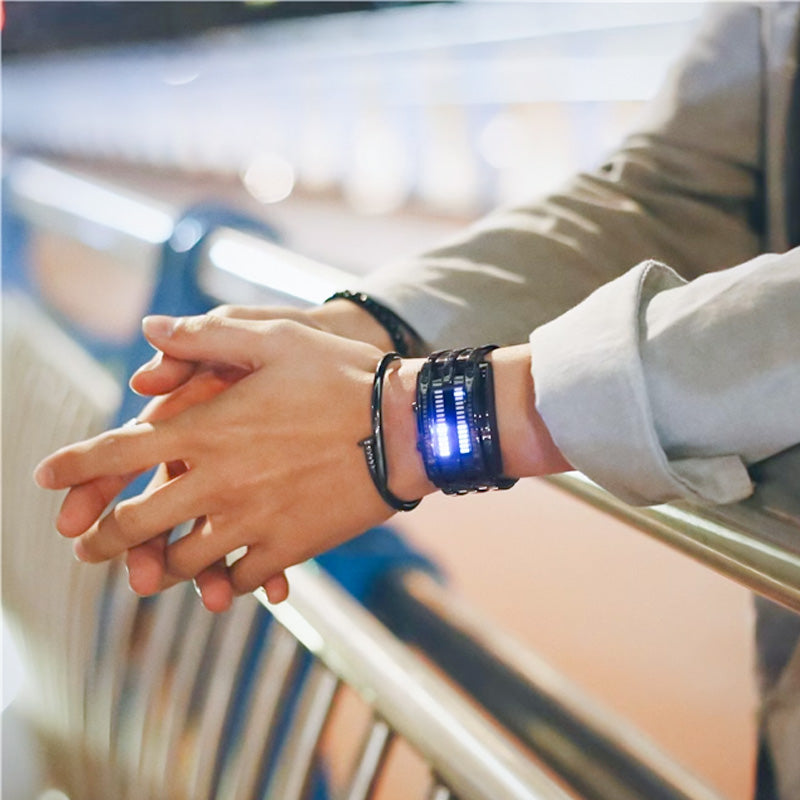 Beacon Binary Led Watch Alloy Strap Product Image 06