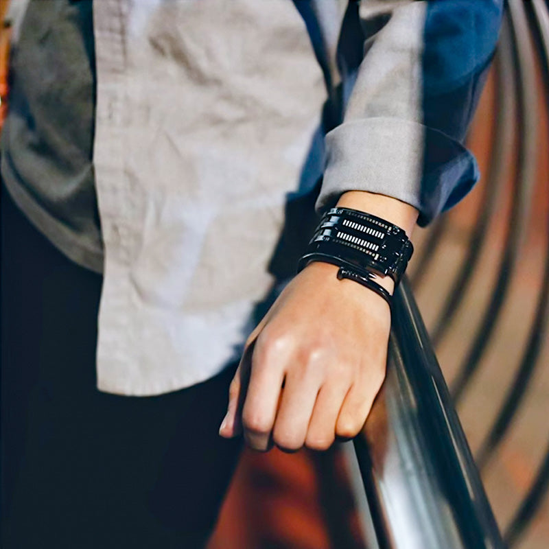 Beacon Binary Led Watch Alloy Strap Product Image 08