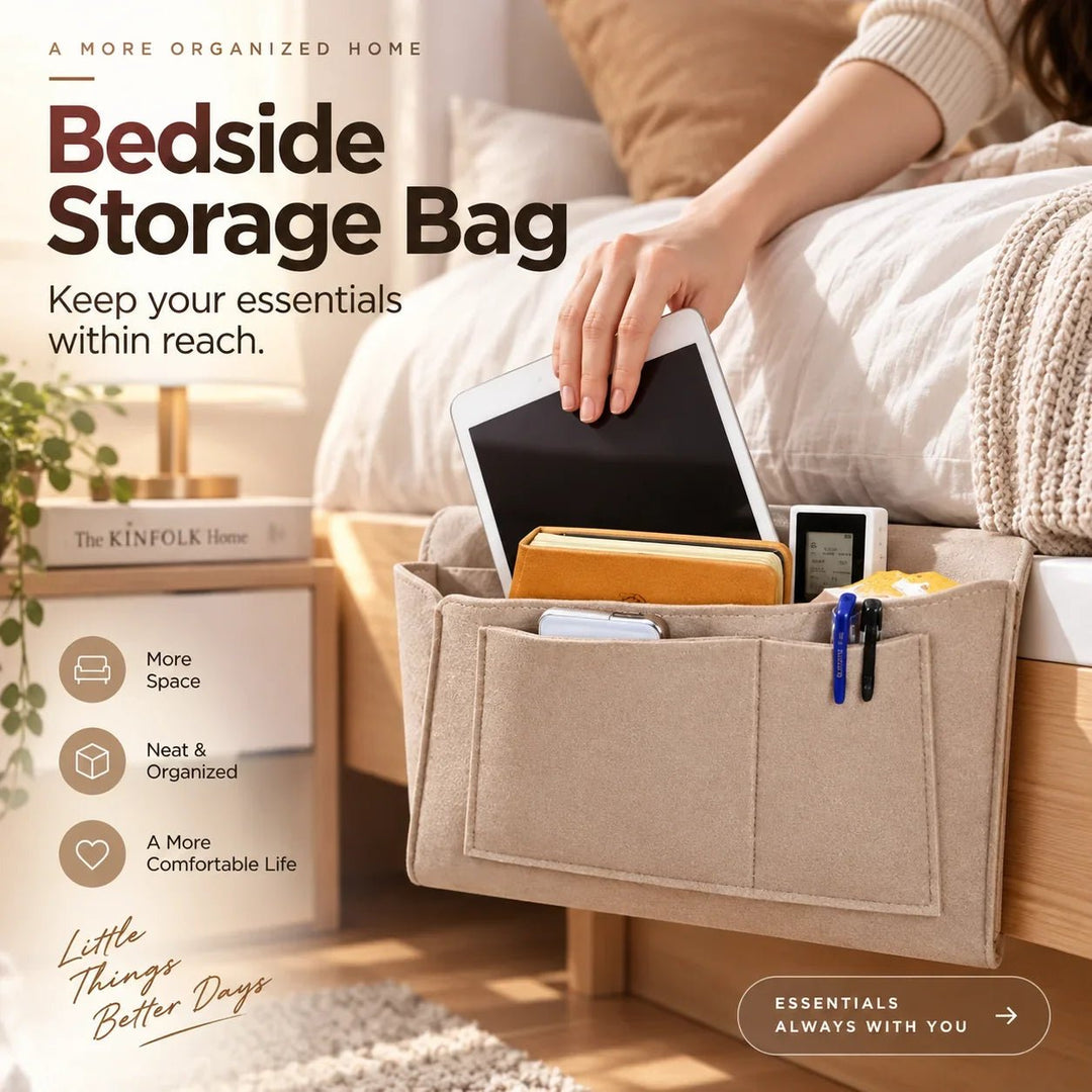 Bedside Felt Multi Pocket Organizer Product Image 03