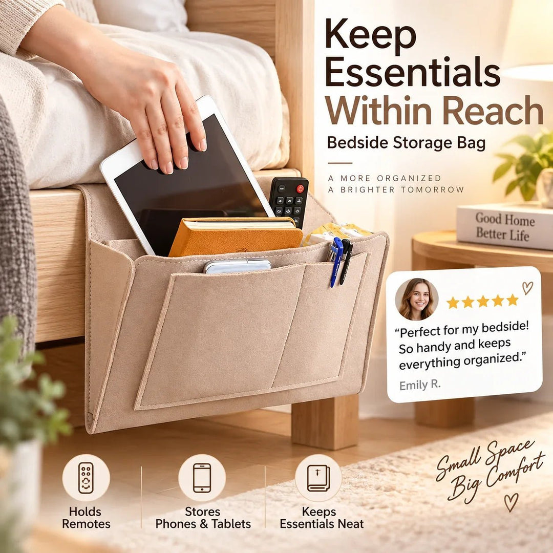 Bedside Felt Multi Pocket Organizer Product Image 04