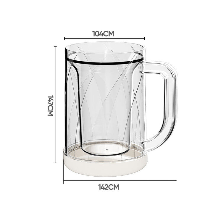 Beer Glass Handle Double Wall Product Image 01